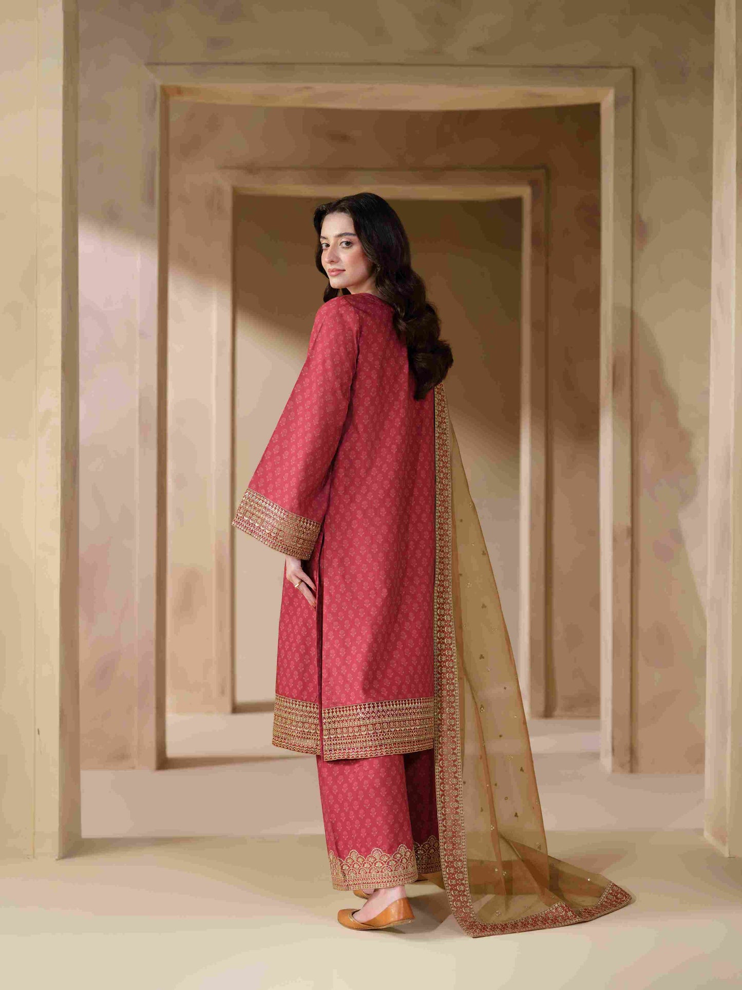 Luxe Edition'25 (Maroon & Beige)