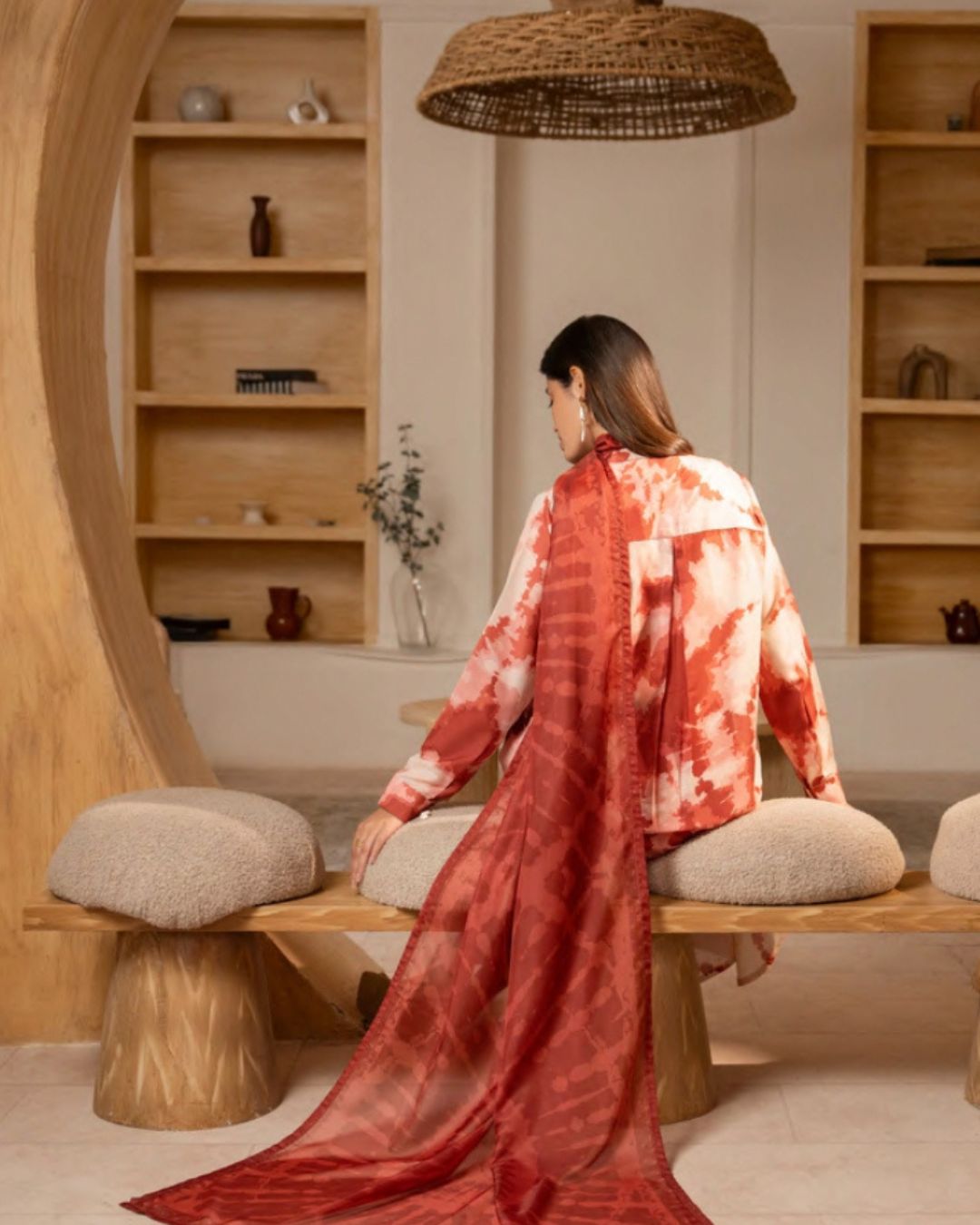 Dawwama (Orange & Beige)