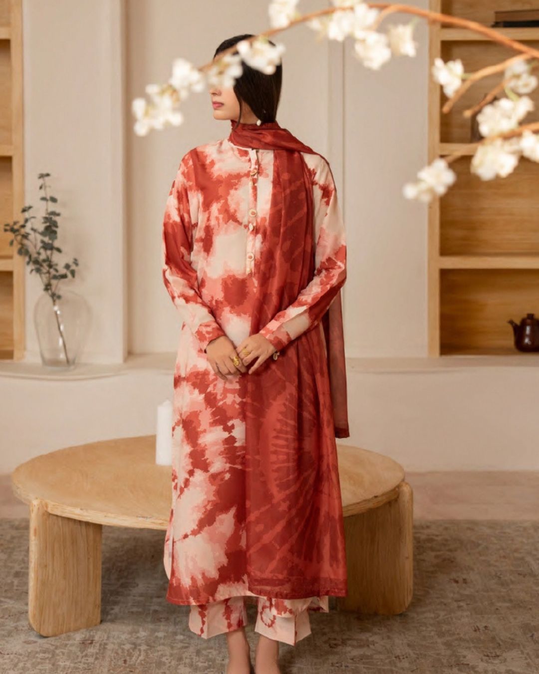 Dawwama (Orange & Beige)